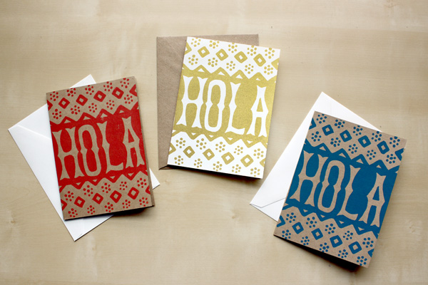 Card Hola Creative Work