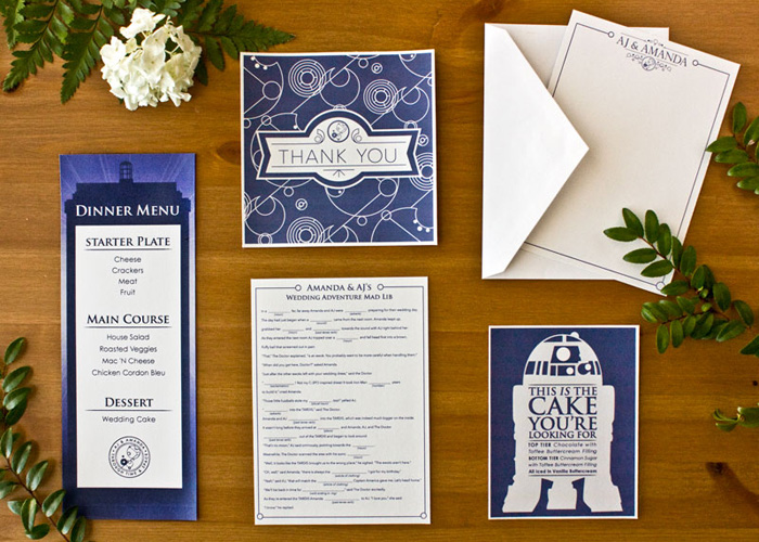Amanda Wedding Invitation Graphic Design